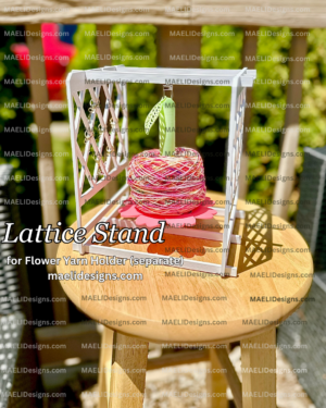 Lattice Stand ONLY for Flower Yarn Holder / Dispenser / Spinner / Portable